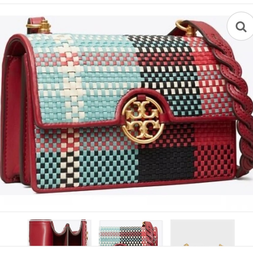 Tory Burch Miller Plaid bag 
Hard to find
NWOT, never used